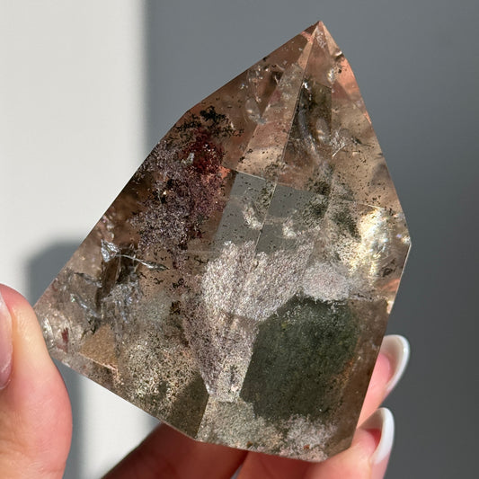 Garden Quartz (Lodolite) Tower #10