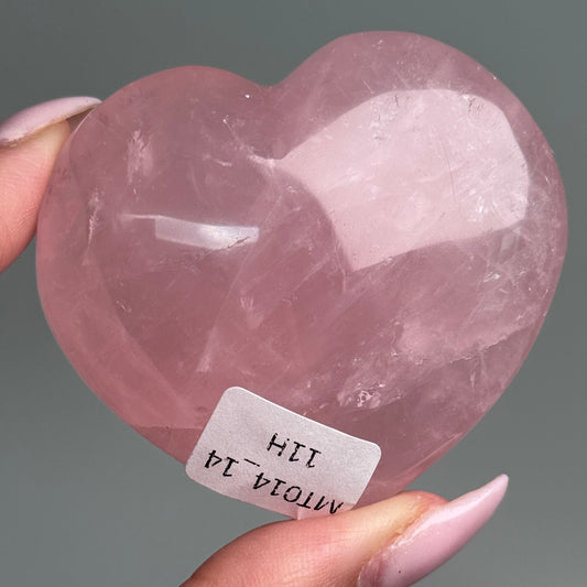 rose quartz heart