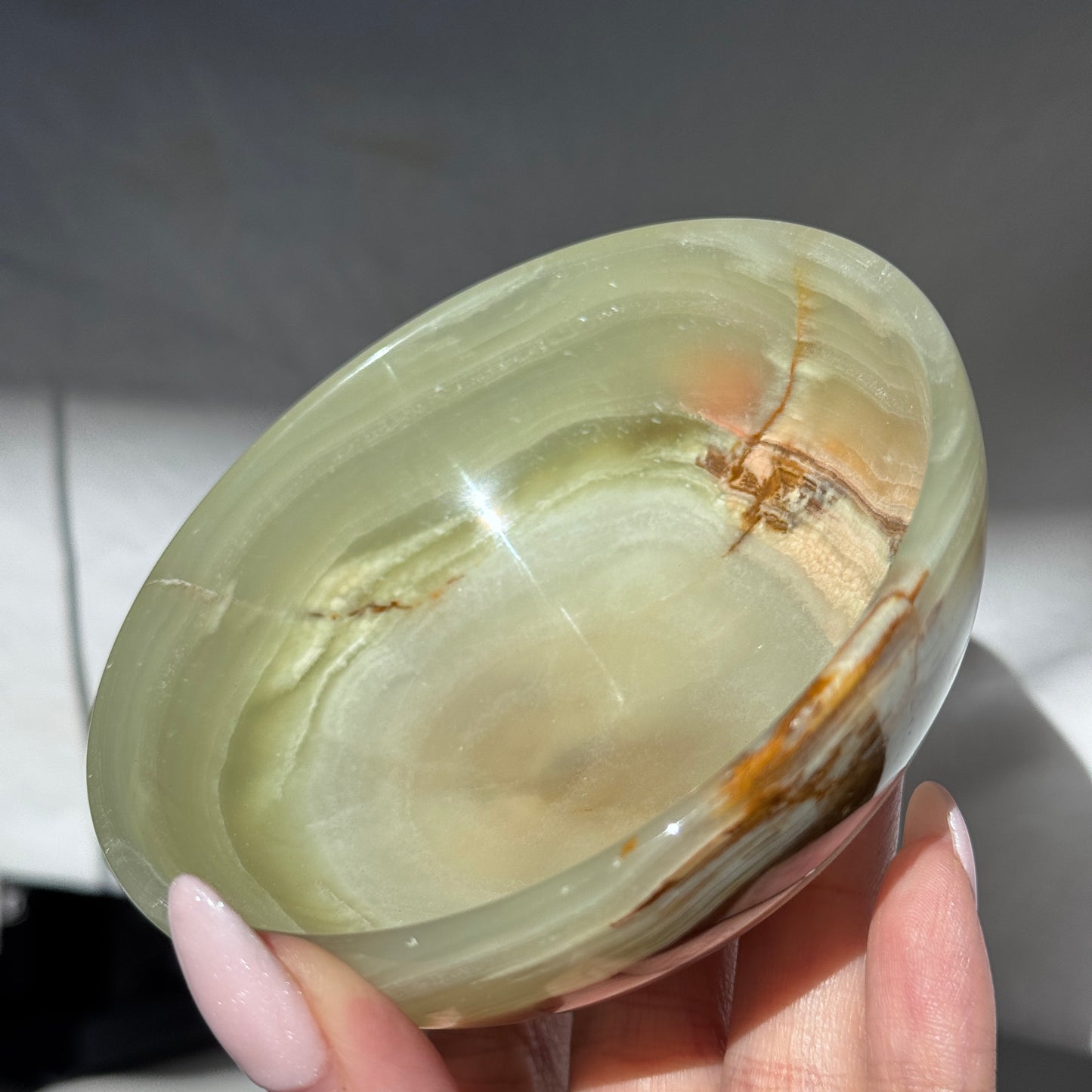 Green Onyx Bowl 4" #W