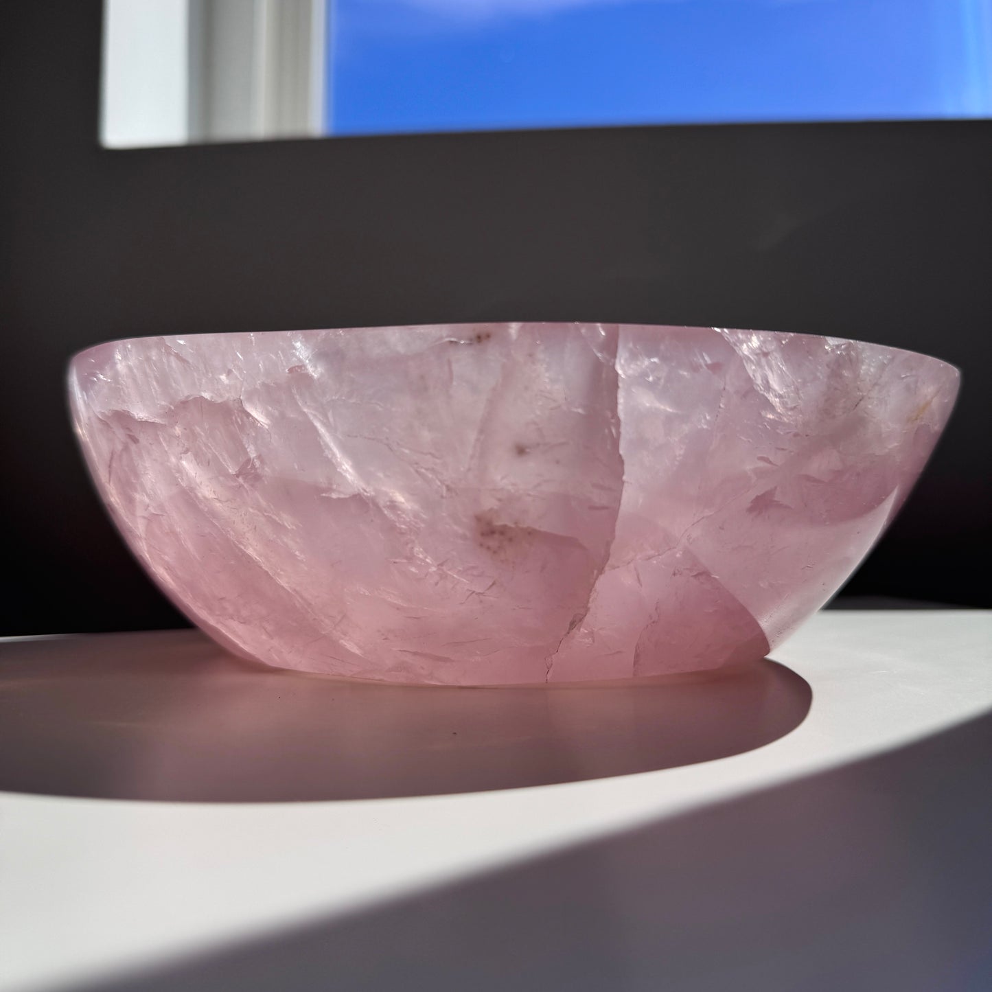 XL Rose Quartz Bowl #2