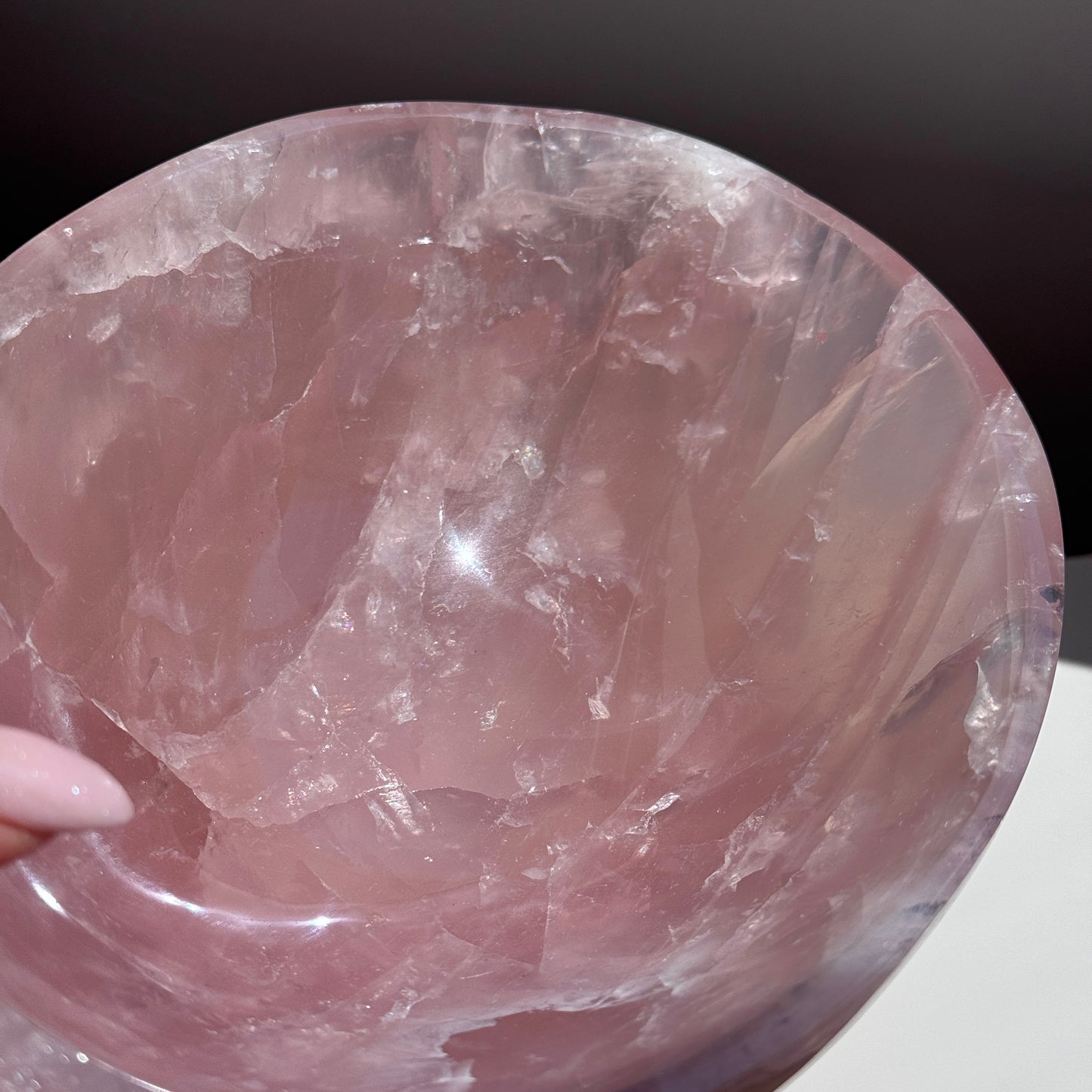 XL Rose Quartz Bowl #2