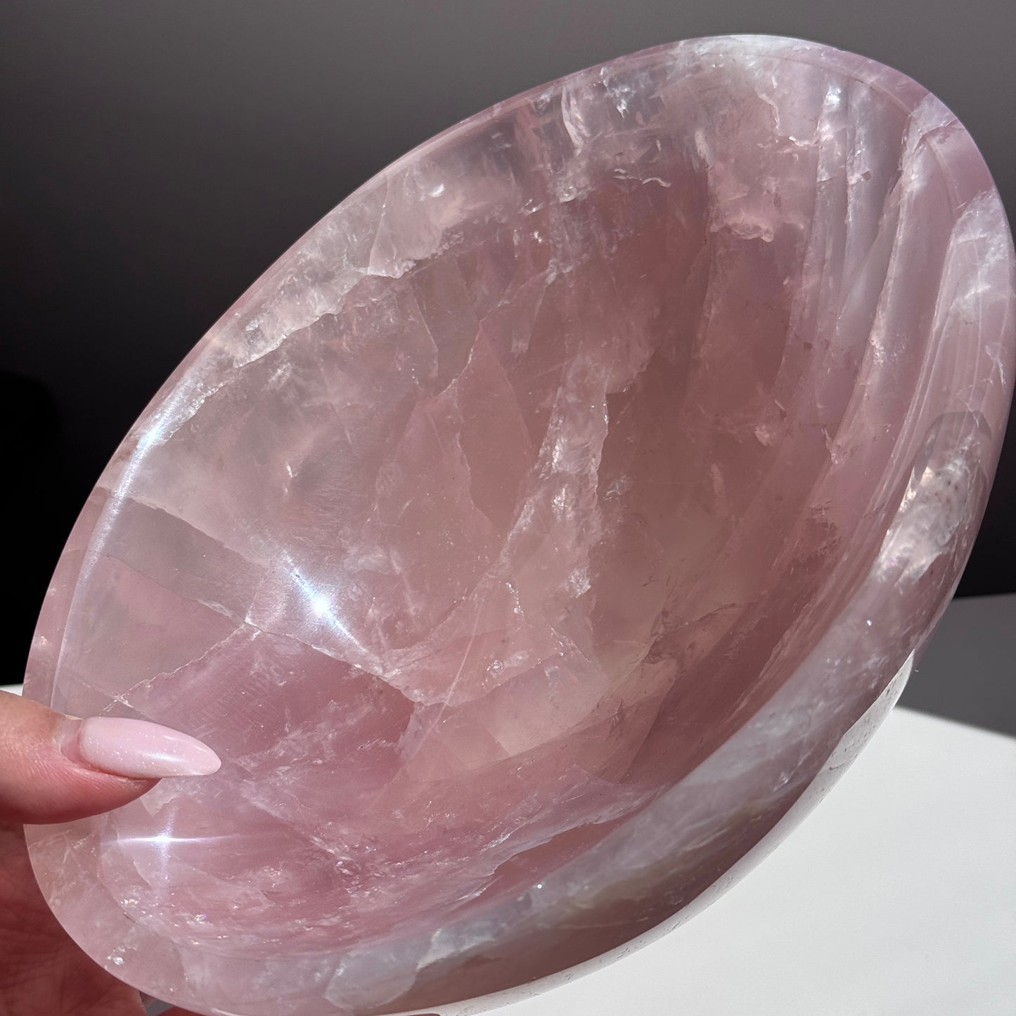 XL Rose Quartz Bowl #2