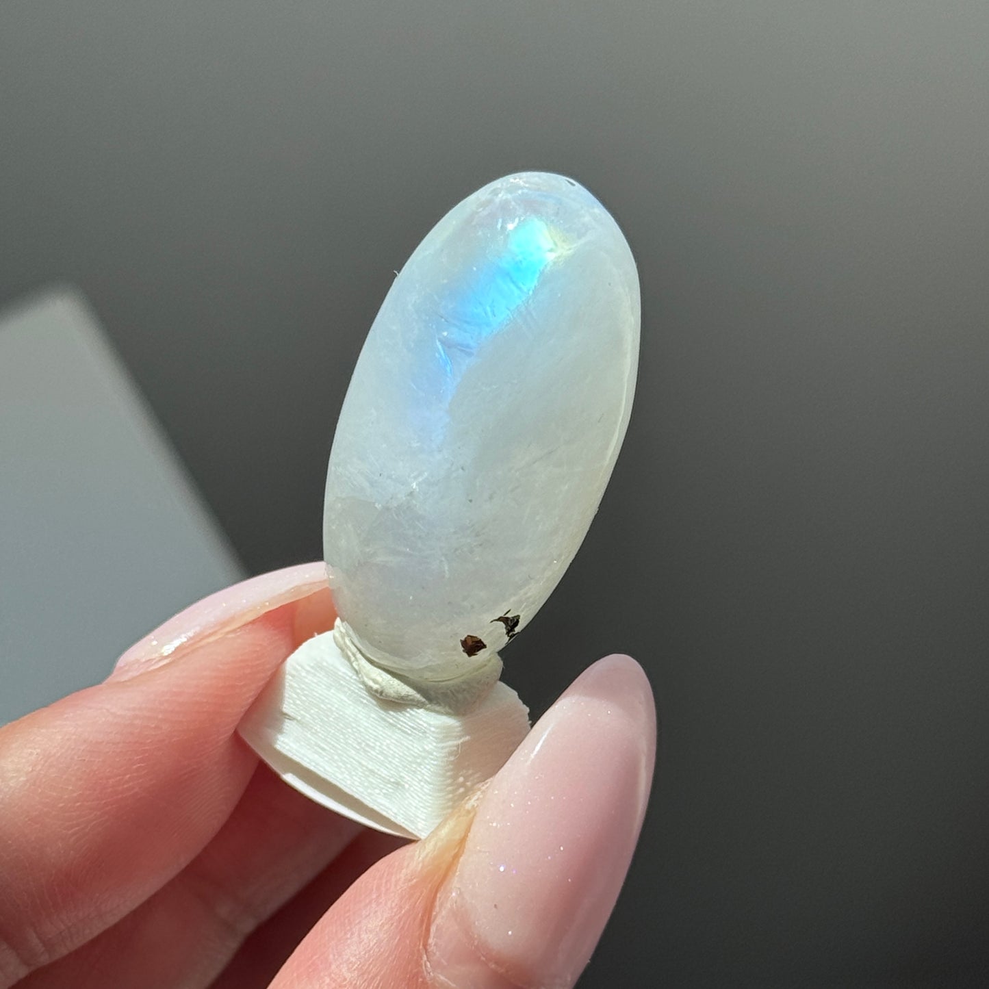 gem rainbow moonstone shiva