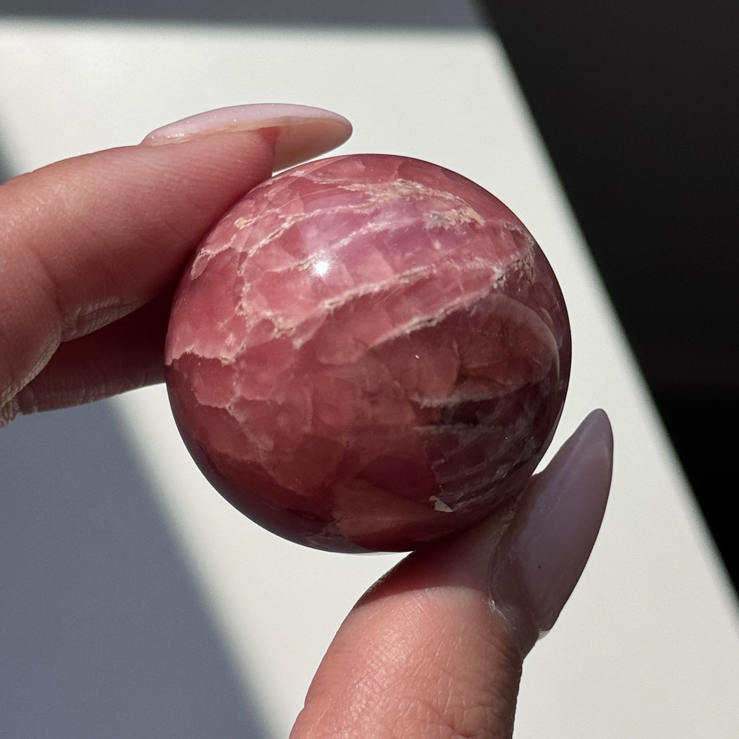 Rhodochrosite Sphere #3