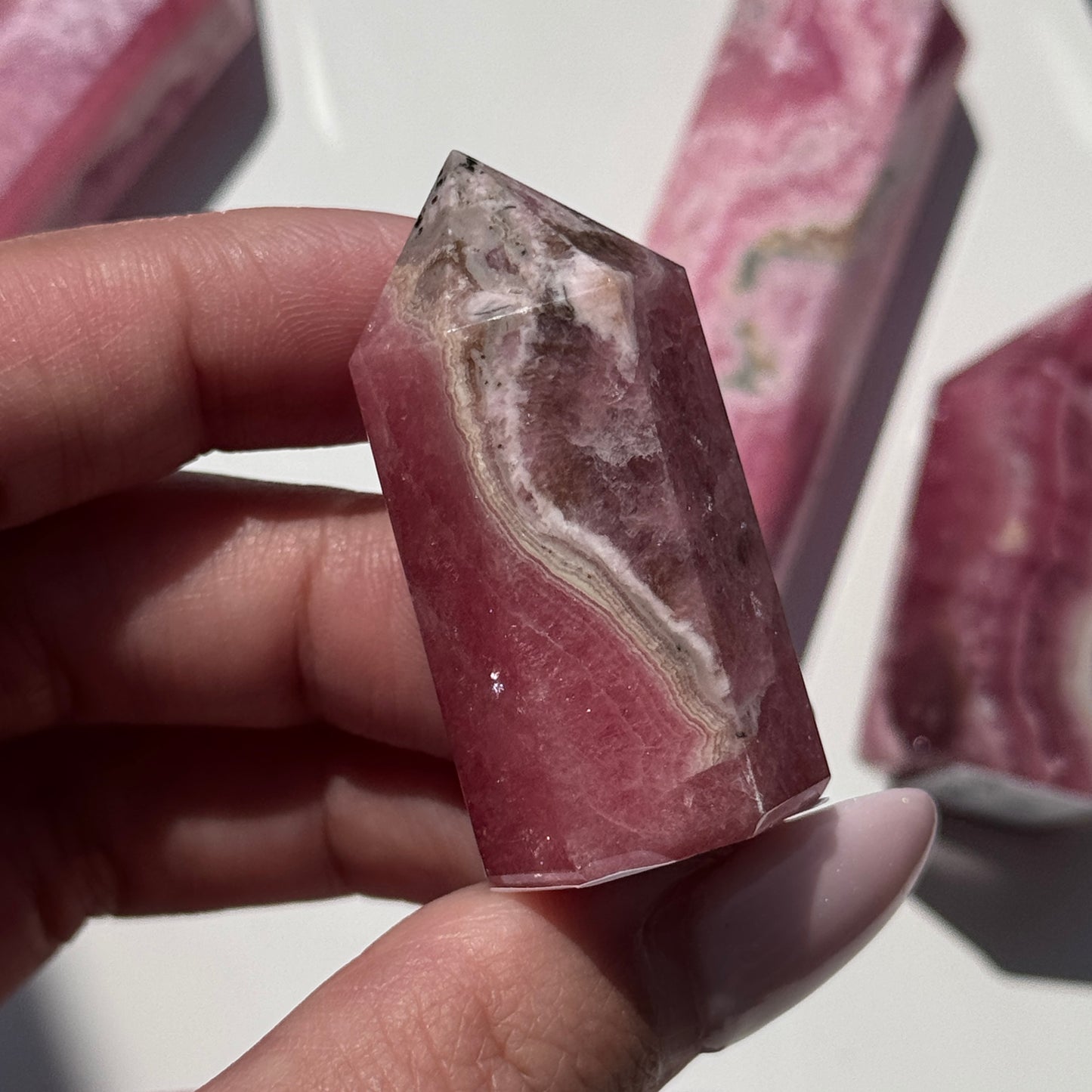 Rhodochrosite Tower #9