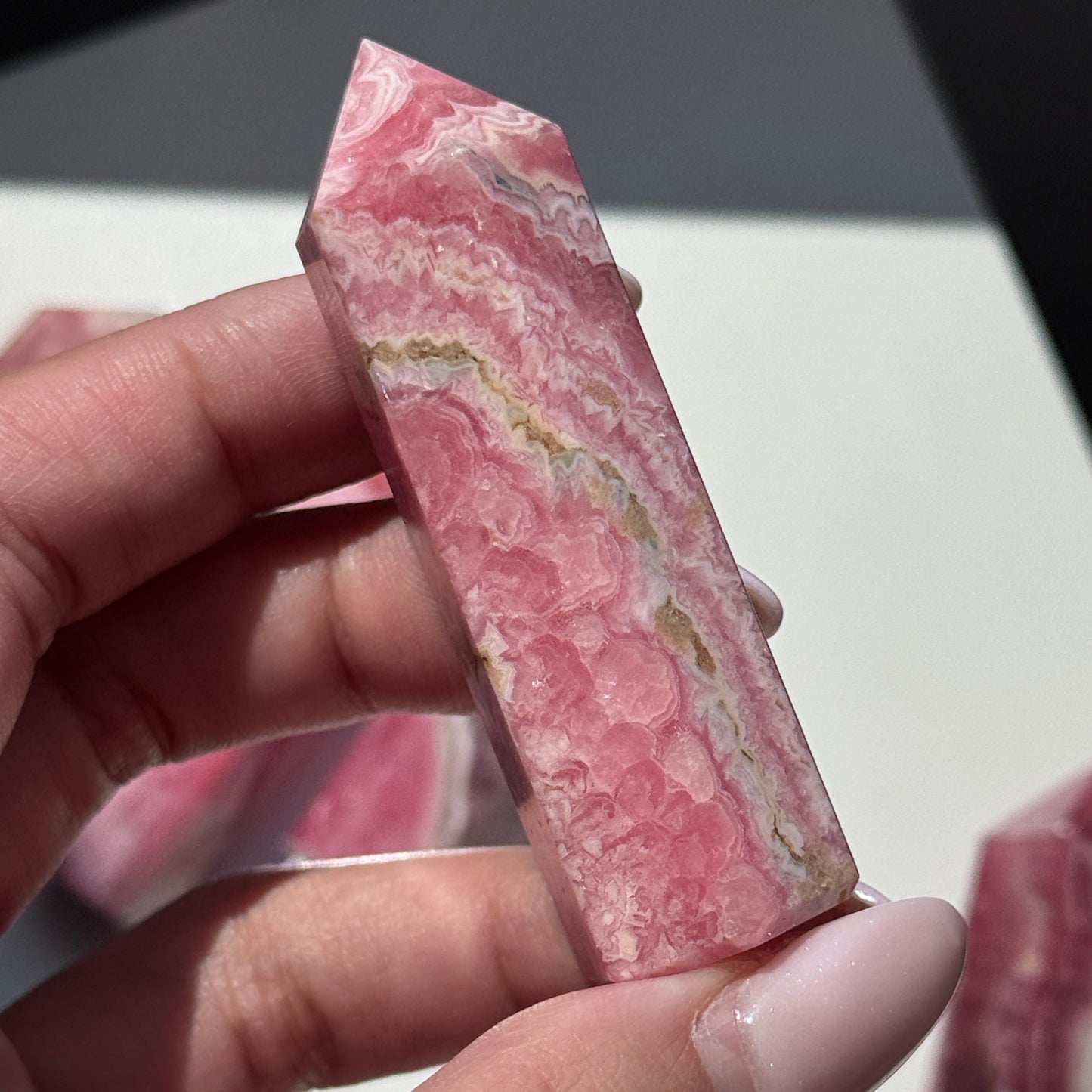 Rhodochrosite Tower #10