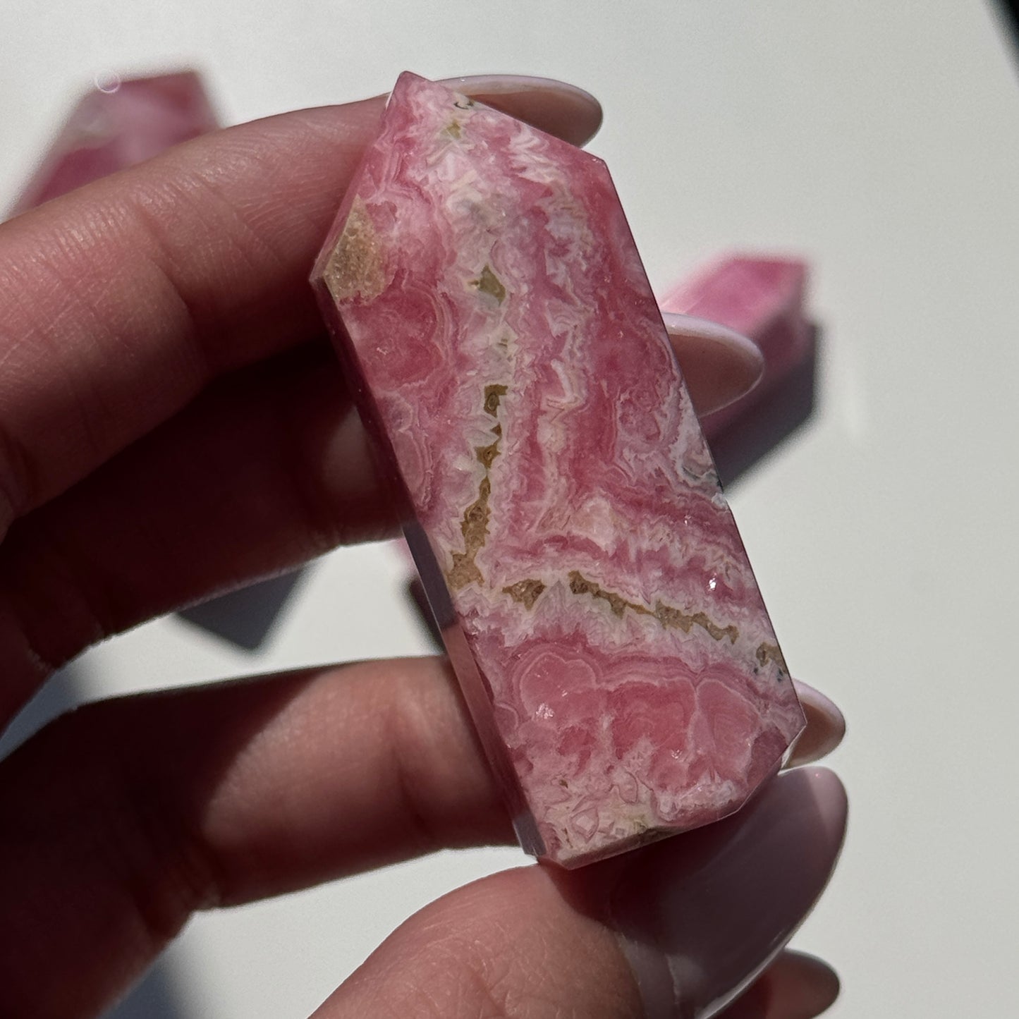 Rhodochrosite Tower #5