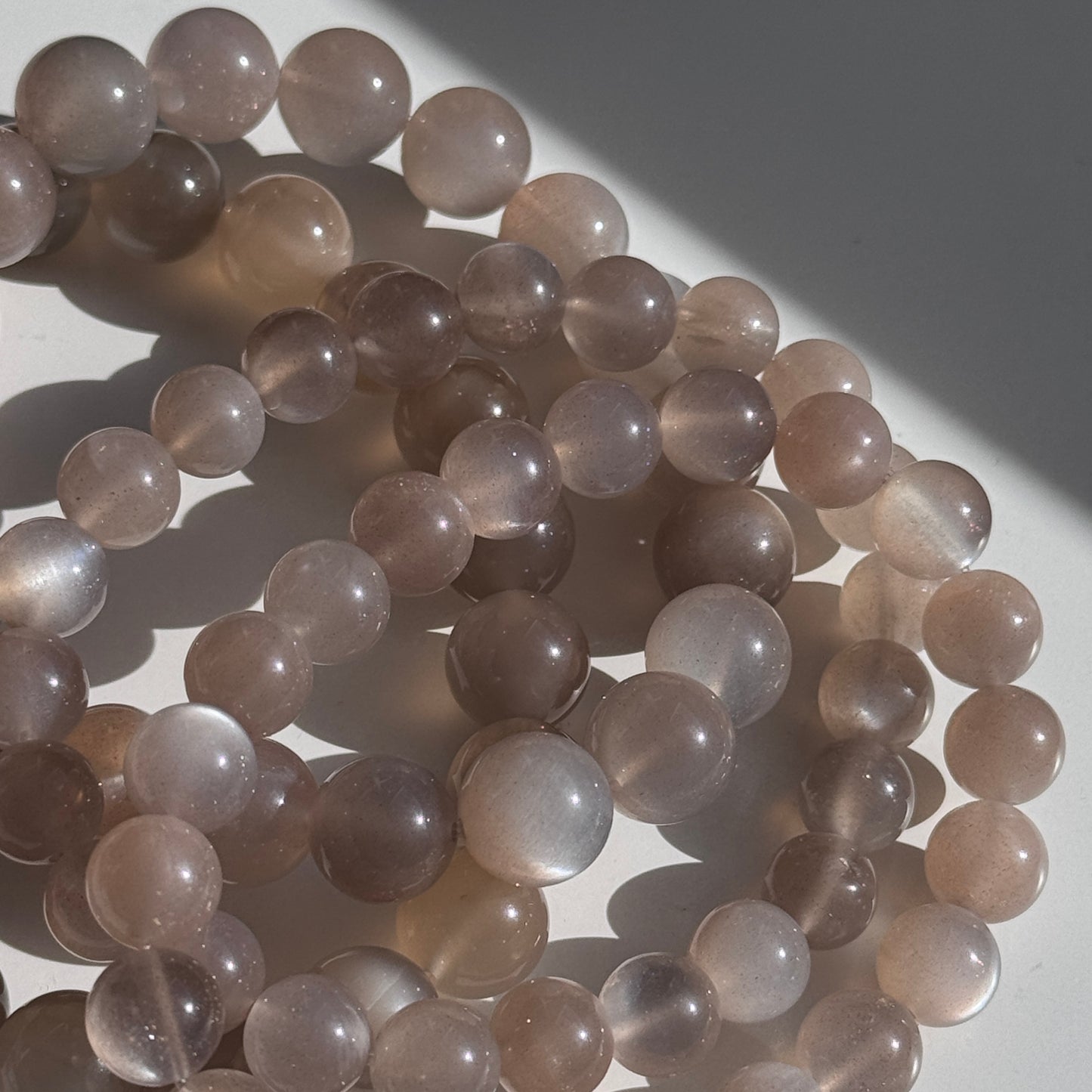 high quality beige moonstone bracelets crystal bead bracelets