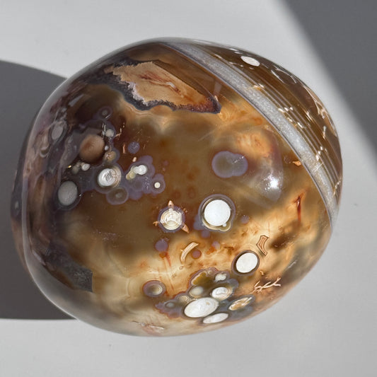 Carnelian Orca Agate Freeform #14