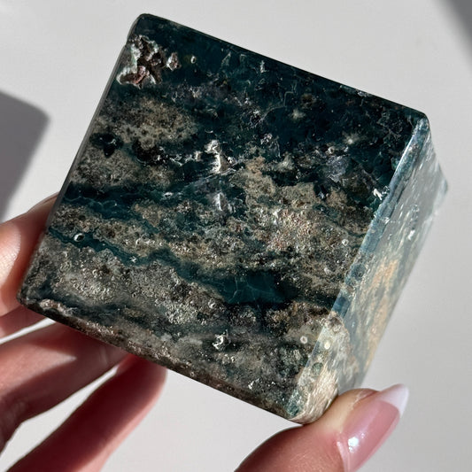 Sea Jasper Cube #1