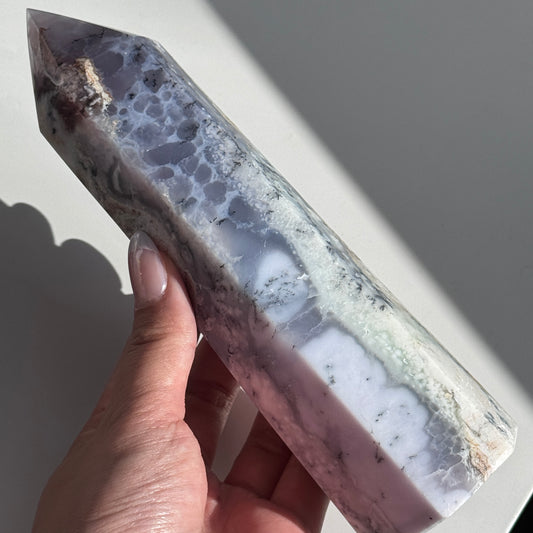 Purple Dendritic Opal Tower (L) #3