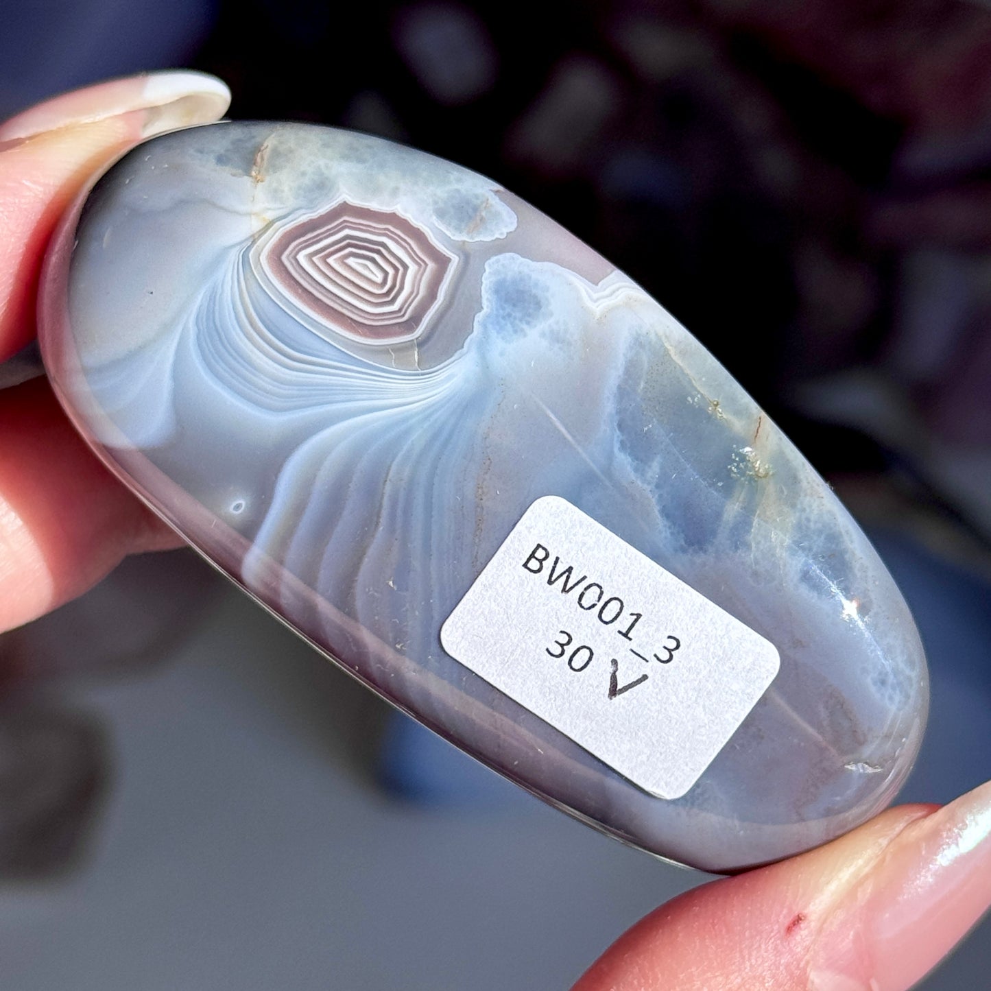 Polished Botswana Agate Freeform #3