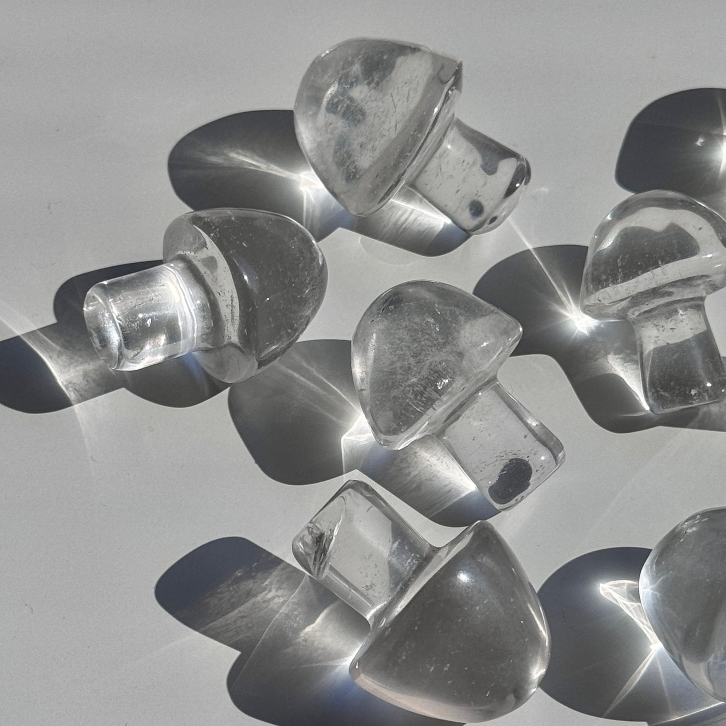 Clear Quartz Mushroom Carving