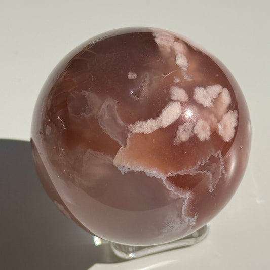 AAA Flower Agate Sphere #22