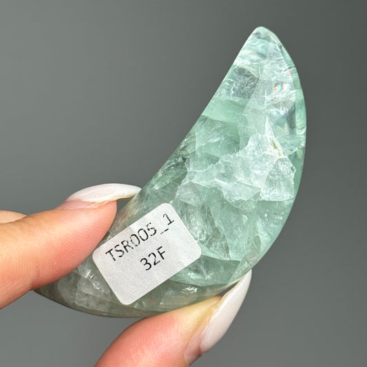 Durango Fluorite Moon Carving #8