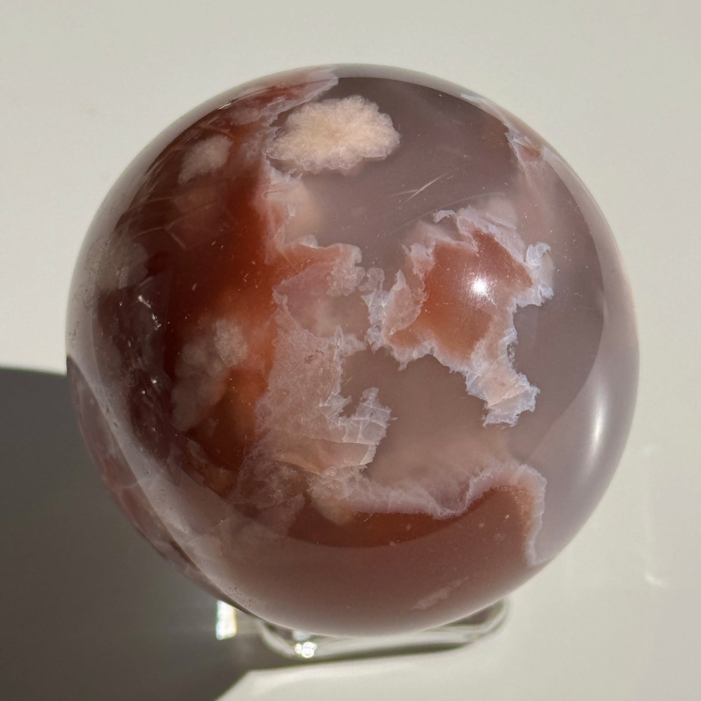AAA Flower Agate Sphere #26