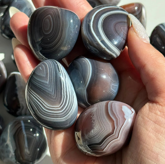 High Quality Botswana Agate Pocket Stone