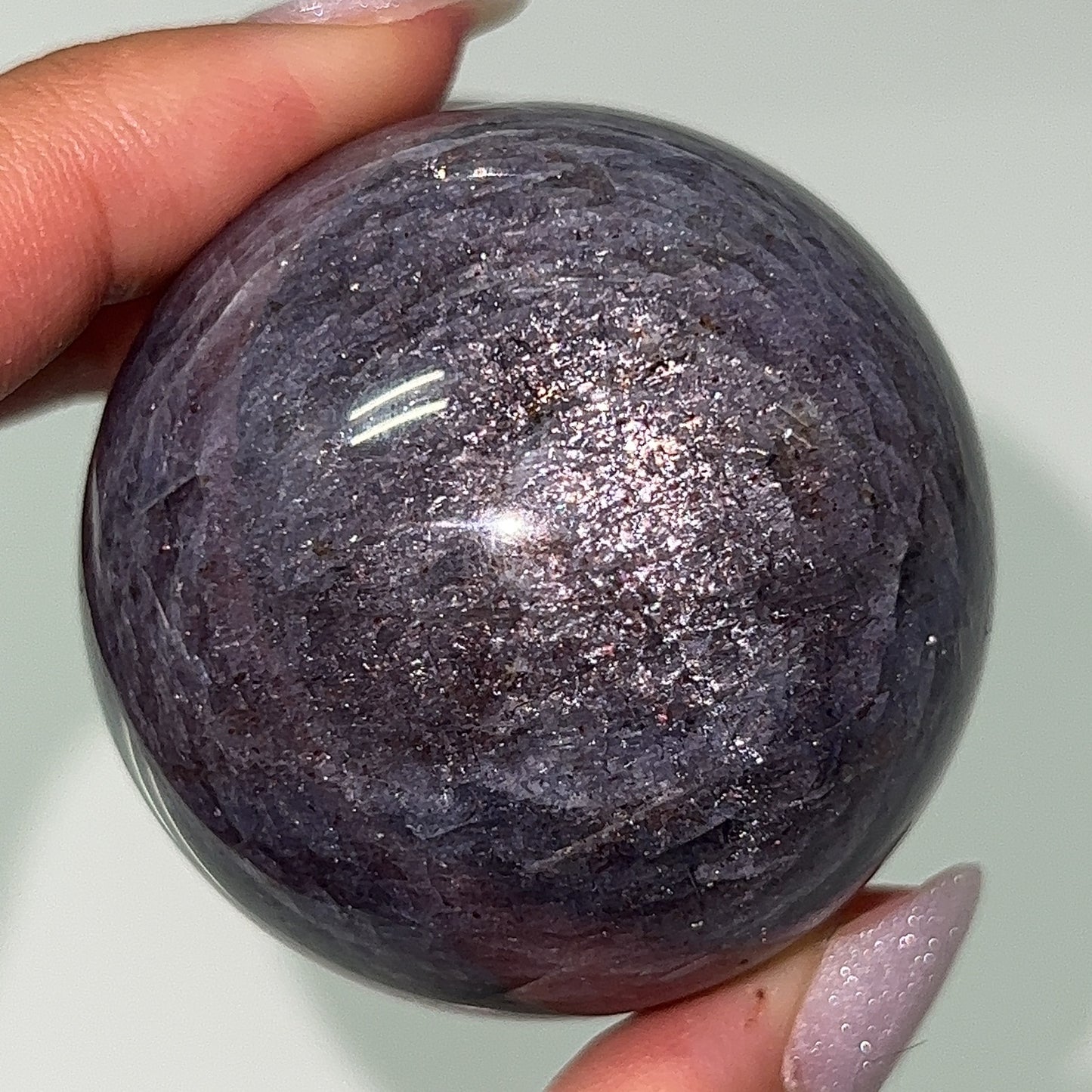Bloodshot Iolite Spheres
