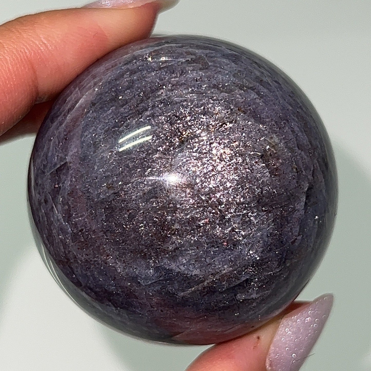 Bloodshot Iolite Spheres