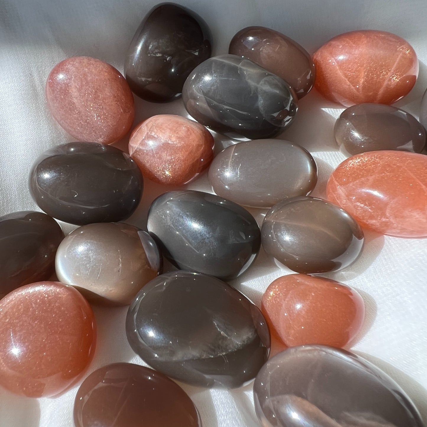 Mixed Moonstone Tumbles (set of 4)