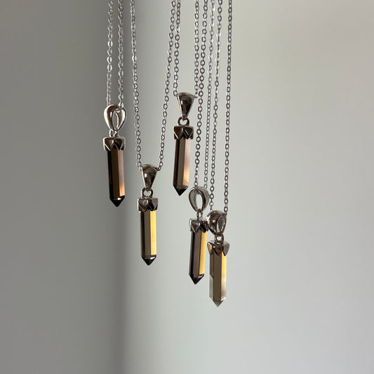 Smoky Quartz Pendant Necklaces