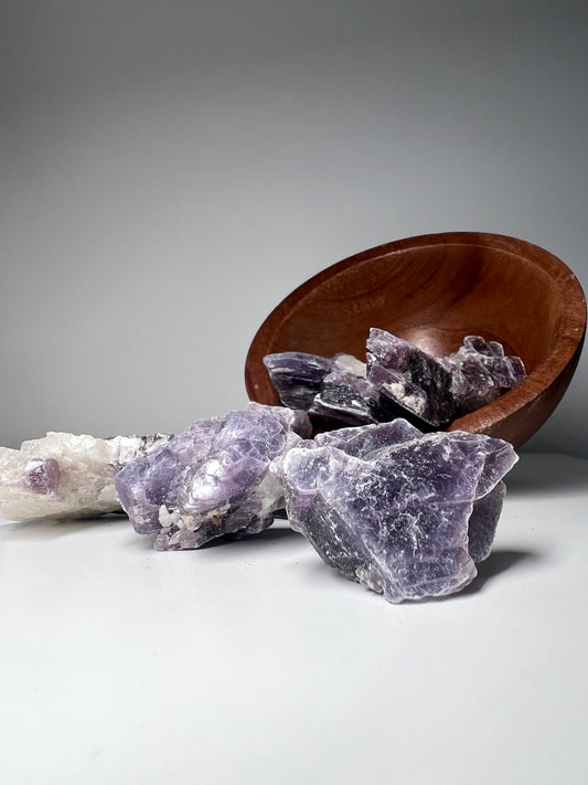 Raw Gem Lepidolite