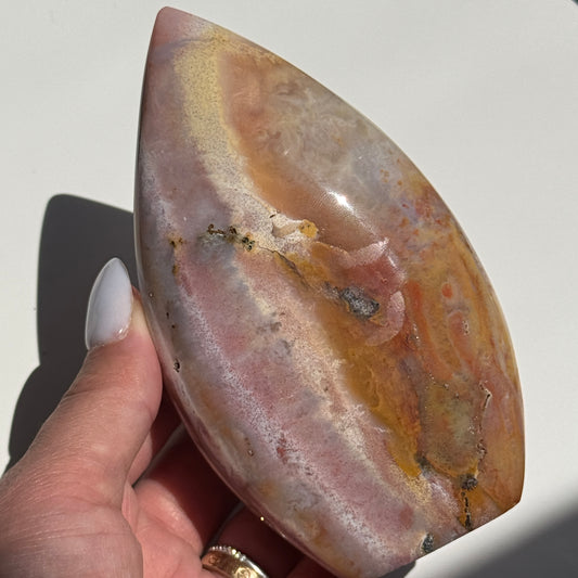 Flower Agate Jasper Flame #6