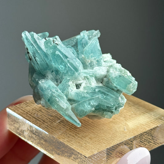 Tapered Aquamarine Specimen (Mimoso del Sol, Espirito Santo, Brazil 1992) #1