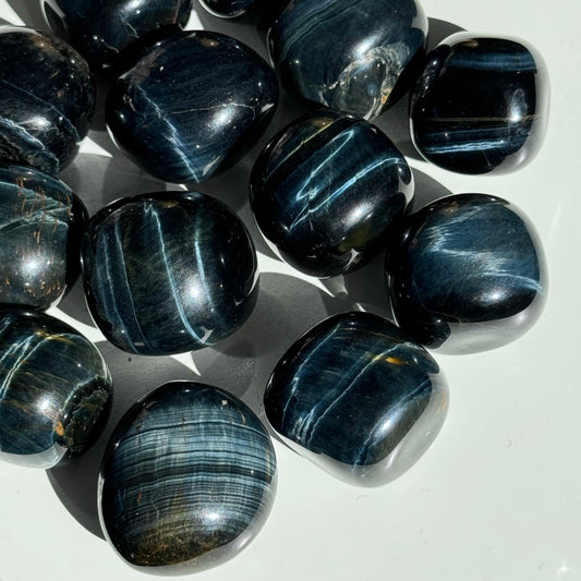 Blue Tigers Eye Tumbles