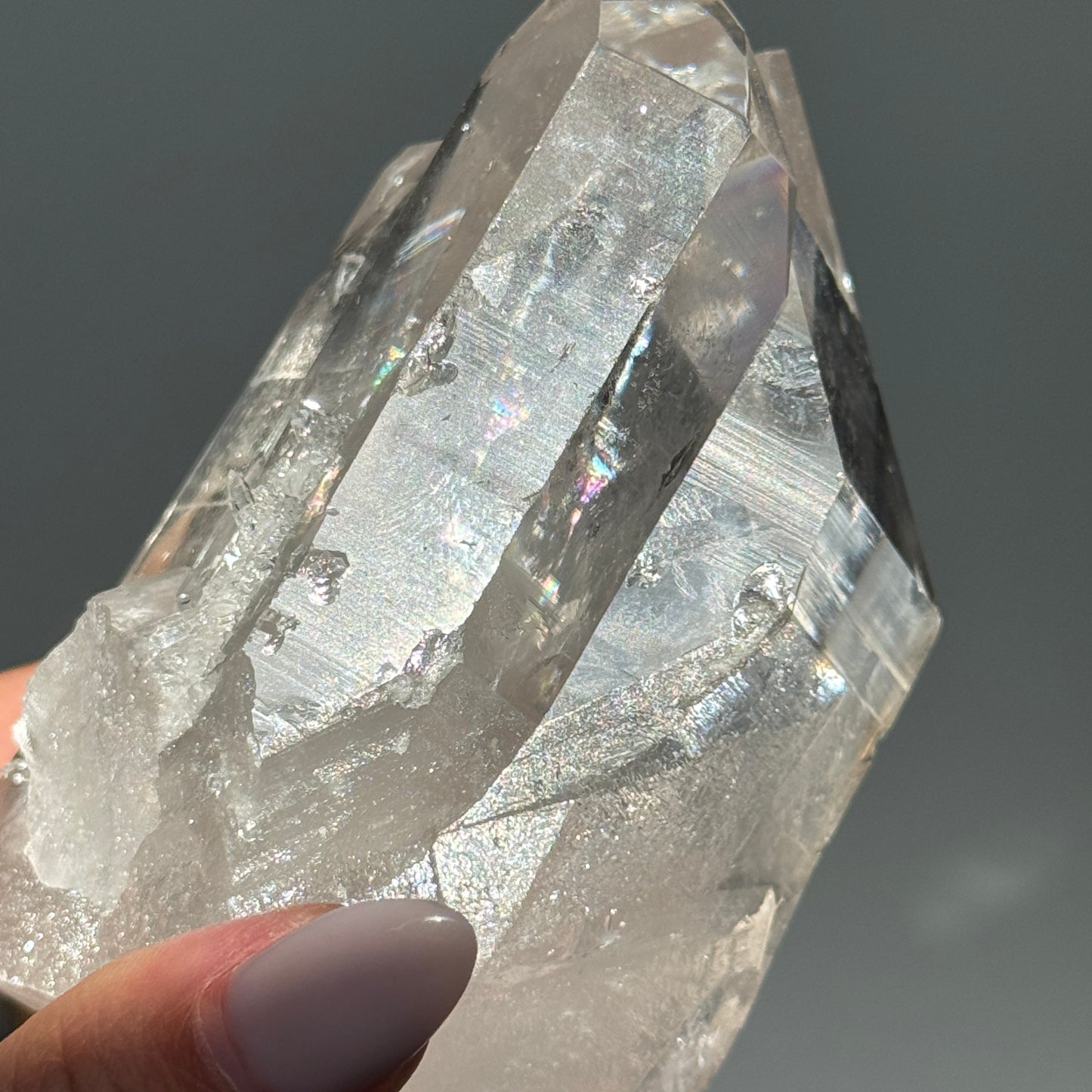 Lemurian Quartz Half Polished Tower #8
