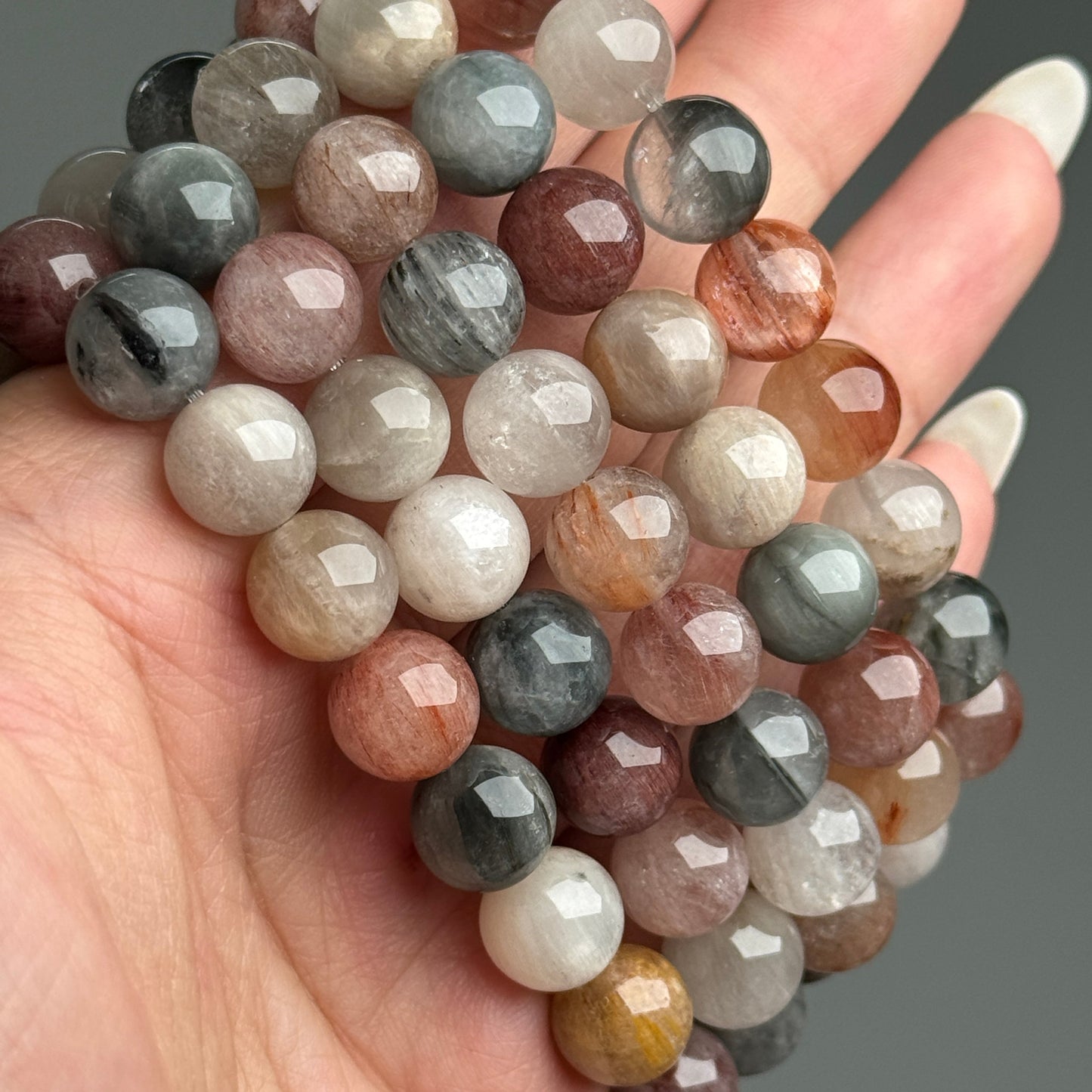 Bunny Hair Rutile Bracelets