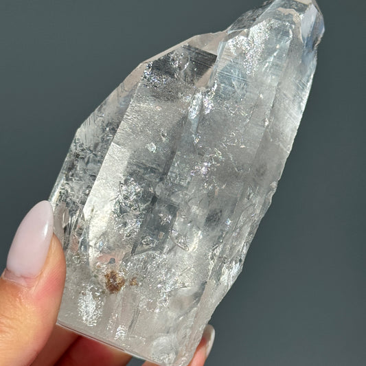 Lemurian Quartz Half Polished Tower #5