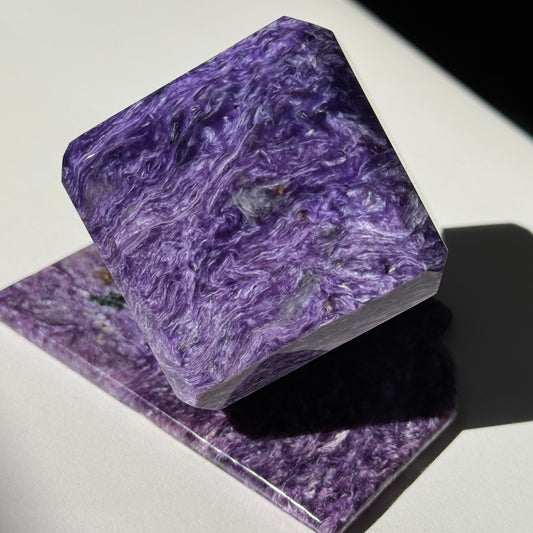 Charoite Cube w/ Slab #3