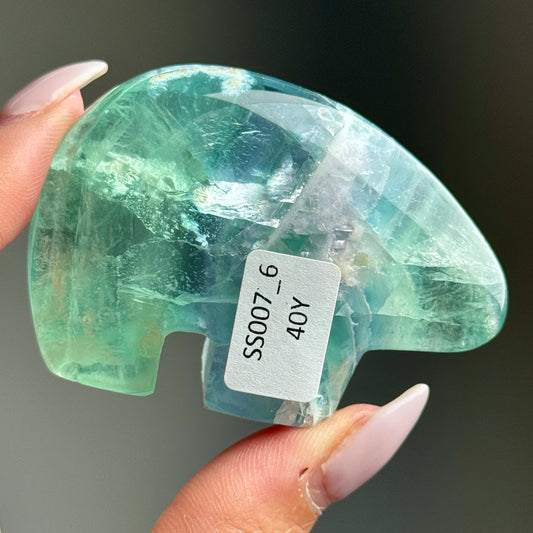 Durango Fluorite Bear Carving #6