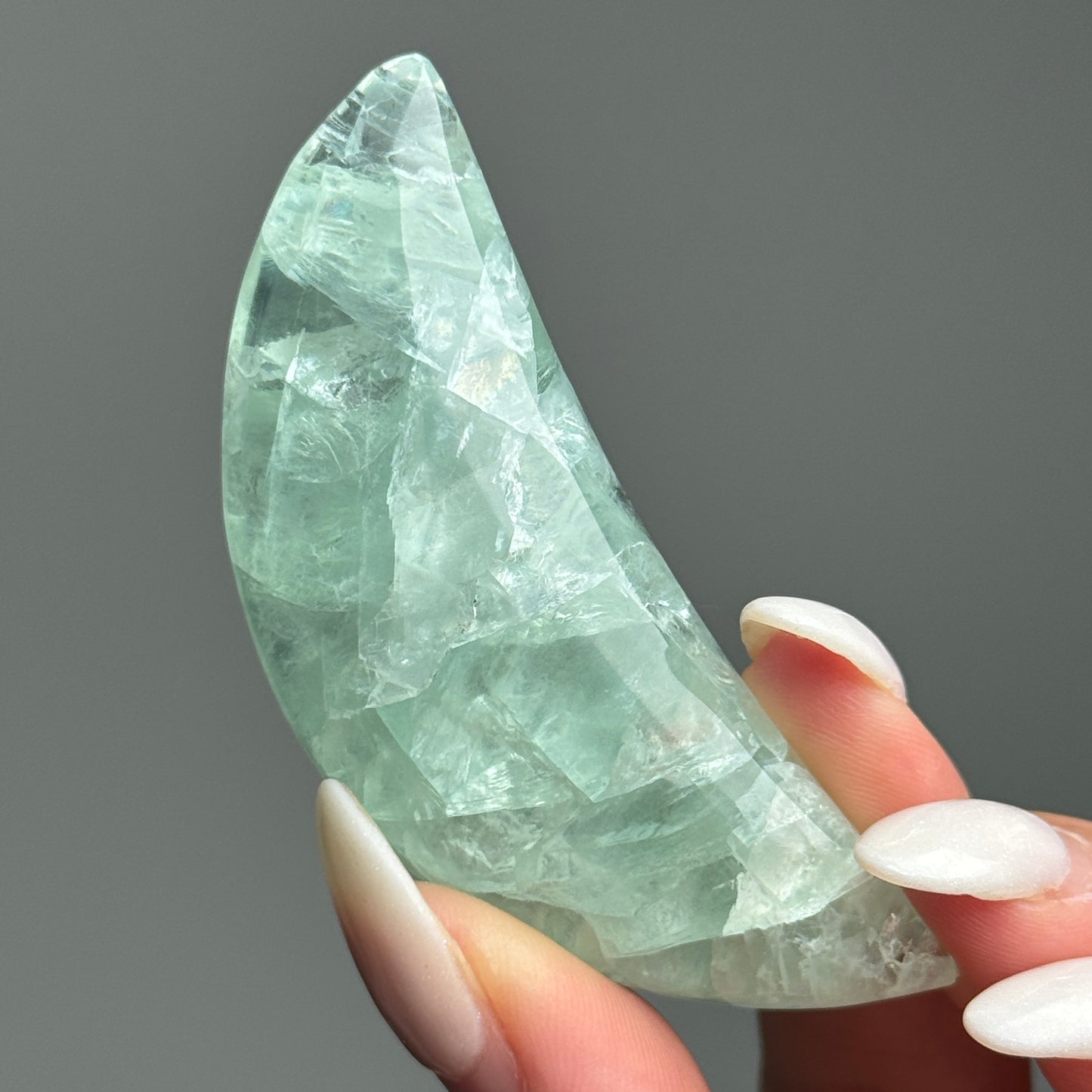 Durango Fluorite Moon Carving #8
