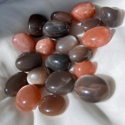 Mixed Moonstone Tumbles (set of 4)