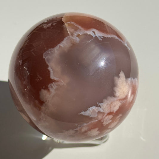 AAA Flower Agate Sphere #26