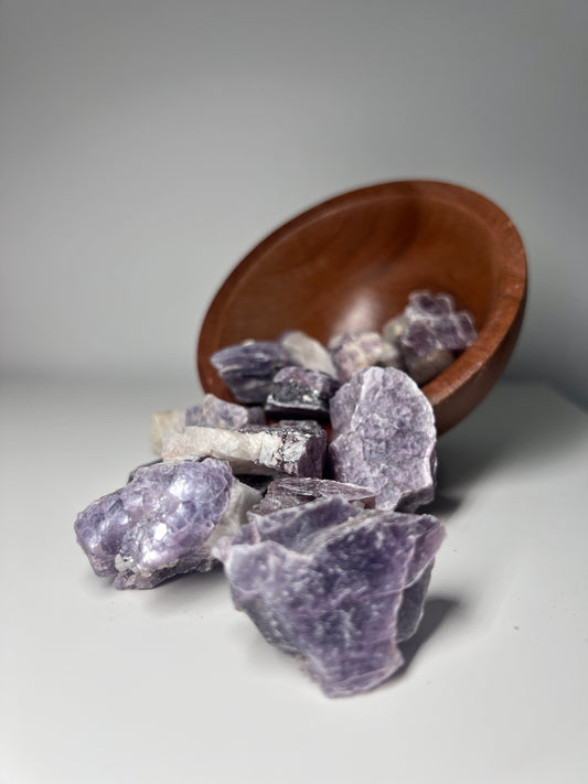 Raw Gem Lepidolite