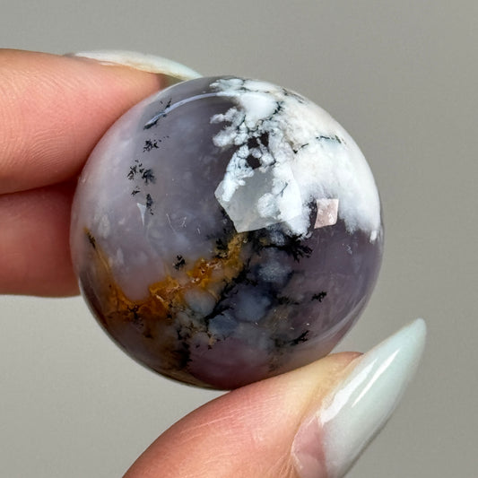 Purple Dendritic Opal Sphere #4