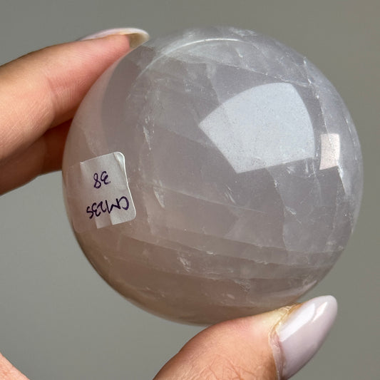 Blue Rose Quartz Sphere #1