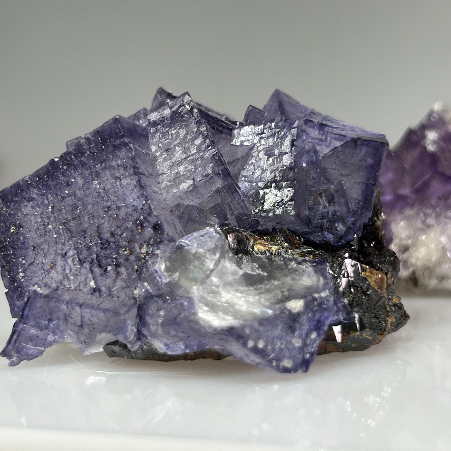 Fluorite w/ Sphalerite (Elmwood Mine)