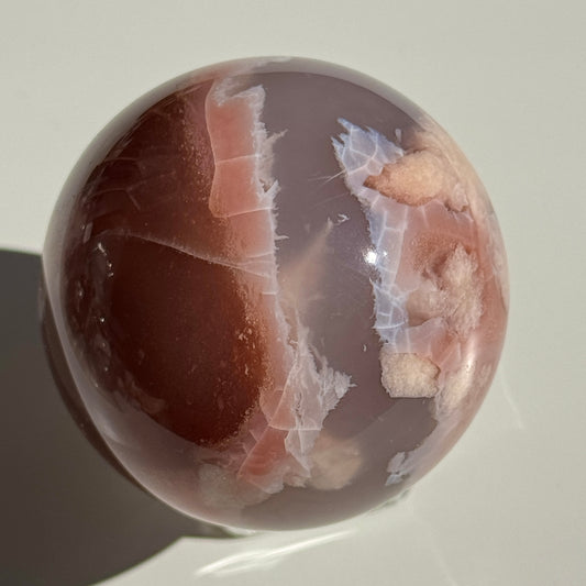 AAA Flower Agate Sphere #28