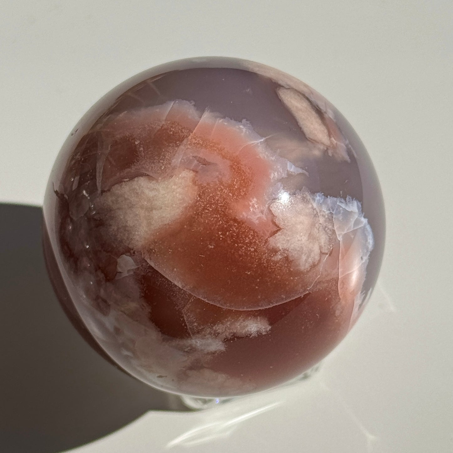 AAA Flower Agate Sphere #28