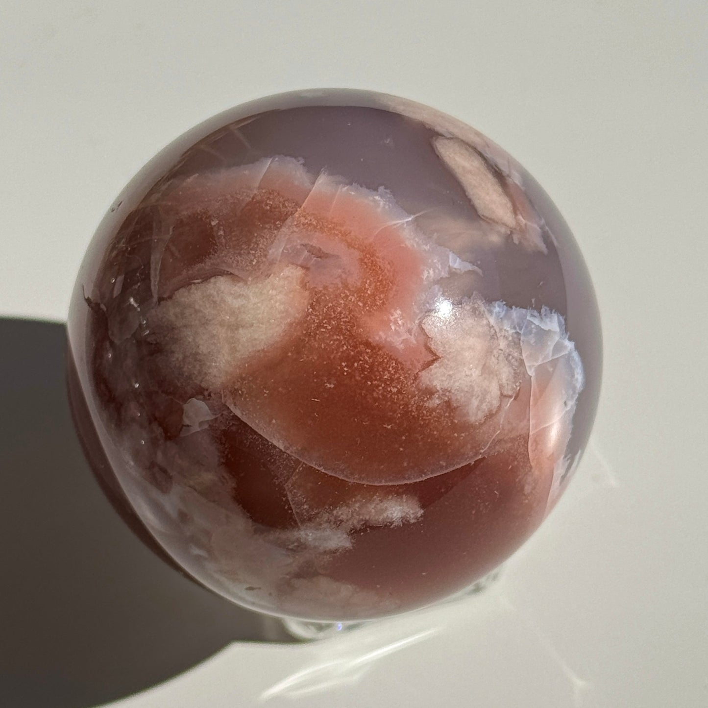 AAA Flower Agate Sphere #28