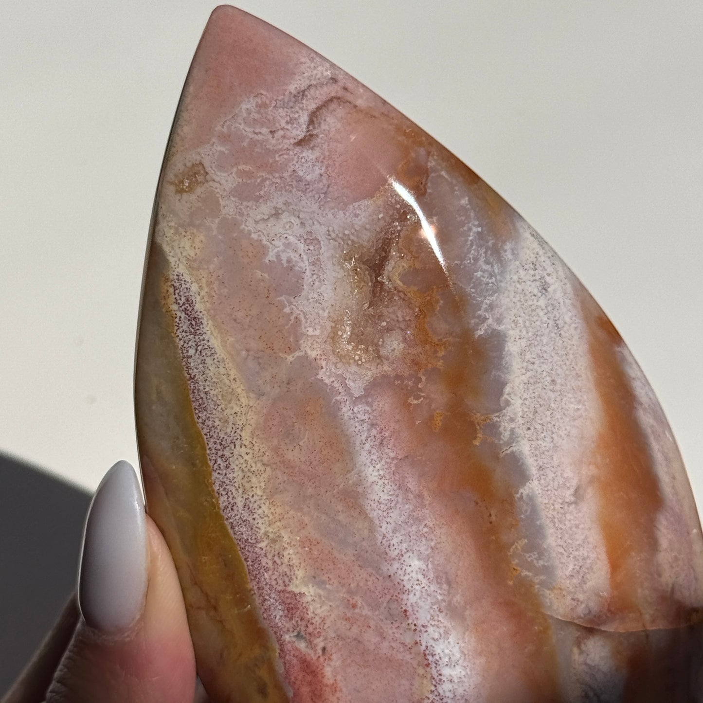 Flower Agate Jasper Flame #6
