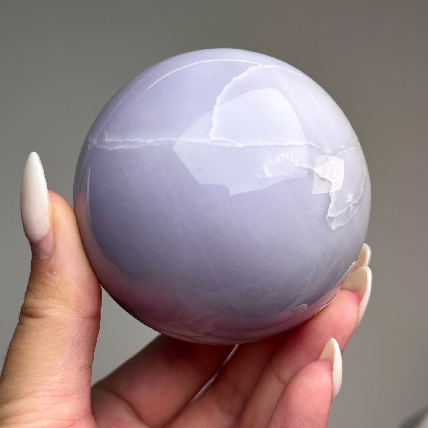 Lavender Fluorite Sphere #2