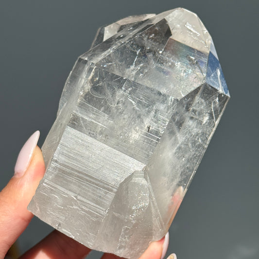 Lemurian Quartz Half Polished Tower #8