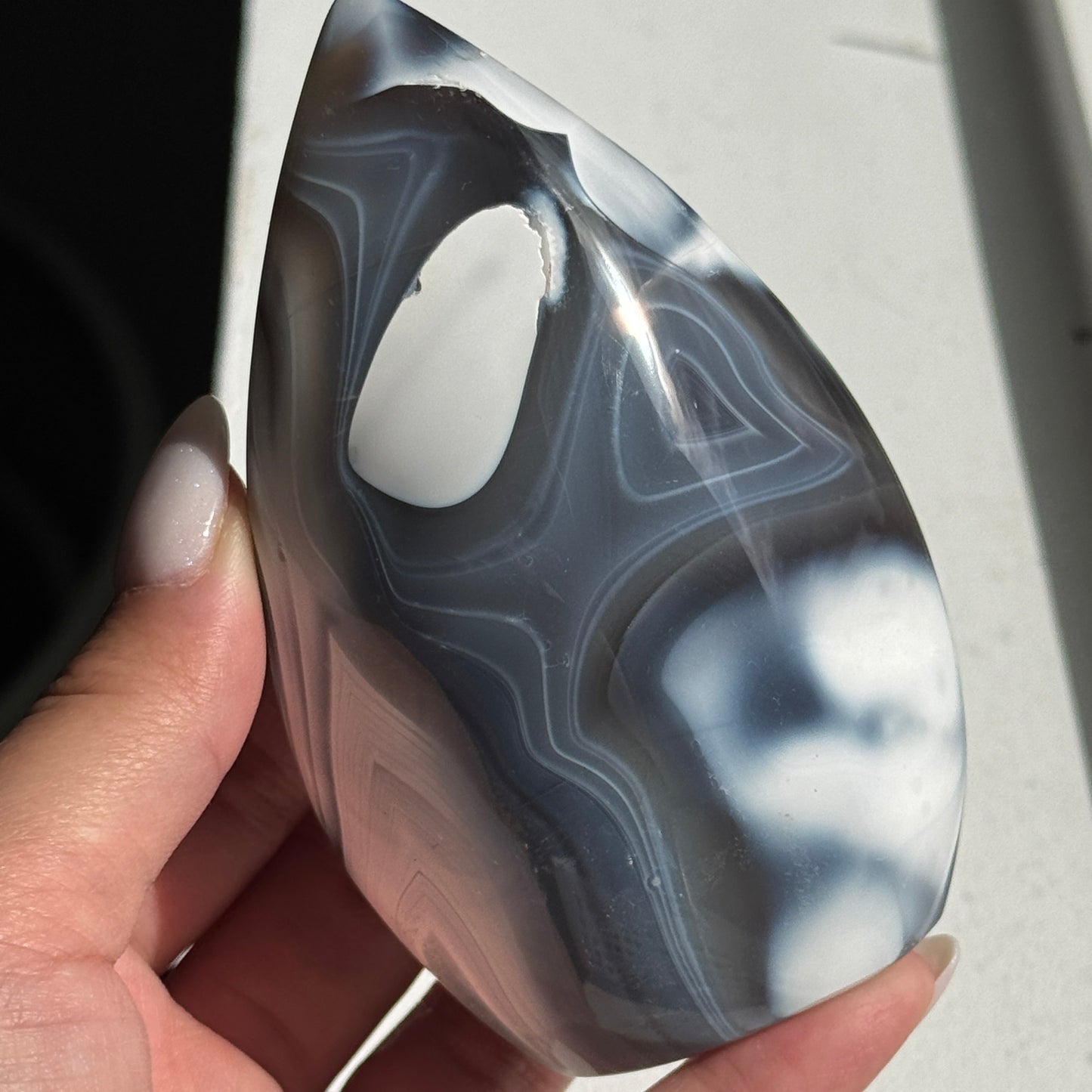 Orca Agate Flame #1