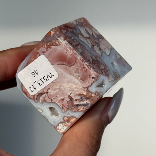 Cotton Candy Agate Cube (S) #12