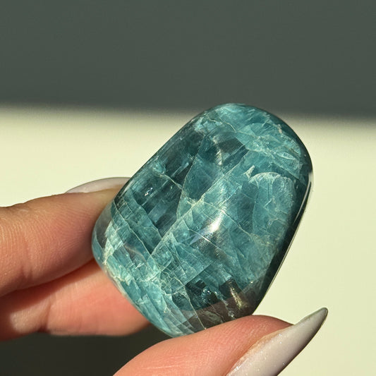 Lake Baikal Blue Apatite Gem #2